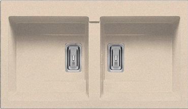 ΓΡΑΝΙΤΕΝΙΟΣ ΝΕΡΟΧΥΤΗΣ ΚΟΥΖΙΝΑΣ PYRAMIS PYRAGRANITE KARTESIO 2B 86x50εκ. 070054011