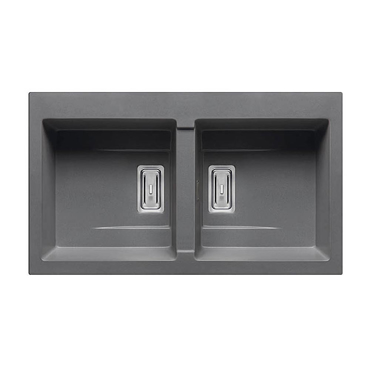 ΓΡΑΝΙΤΕΝΙΟΣ ΝΕΡΟΧΥΤΗΣ ΚΟΥΖΙΝΑΣ PYRAMIS PYRAGRANITE KARTESIO 2B 86x50εκ. 070054311