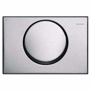 ΠΛΑΚΕΤΑ ΧΕΙΡΙΣΜΟΥ GEBERIT DELTA 10 BRUSHED STAINLESS STEEL 115.108.00.1