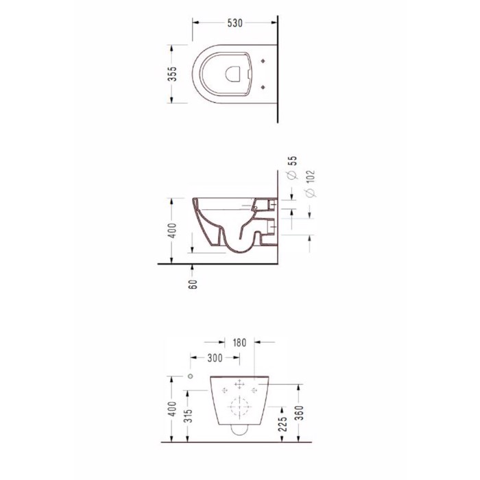 LEKANI KREMASTI SEREL SAPPHIRE RIMLESS 52ek. SP2600-300