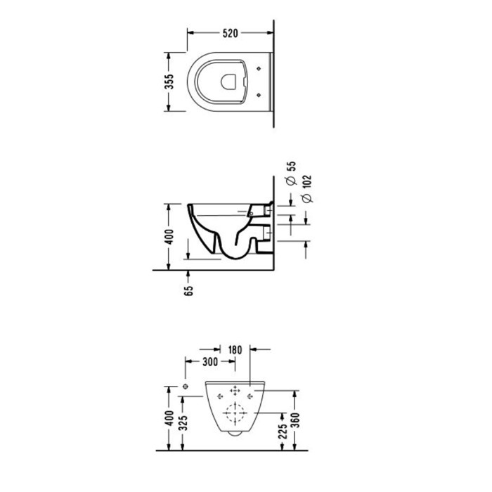 LEKANI KREMASTI SEREL SMART RIMLESS 52ek. SM2600SC-300