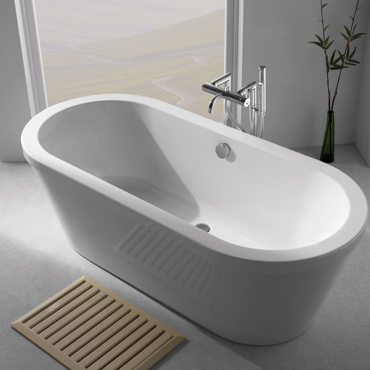 ΜΠΑΝΙΕΡΑ CARRON HALCYON OVAL ΕΛΕΥΘΕΡΗΣ ΤΟΠΟΘΕΤΗΣΗΣ 175x80εκ. 449C