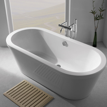 ΜΠΑΝΙΕΡΑ CARRON HALCYON OVAL ΕΛΕΥΘΕΡΗΣ ΤΟΠΟΘΕΤΗΣΗΣ 175x80εκ. 449C