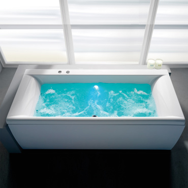 ΜΠΑΝΙΕΡΑ ΜΕ ΣΥΣΤΗΜΑ ΥΔΡΟΜΑΣΑΖ CARRON HAKU 180x90εκ. 443CH