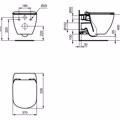 LEKANI KREMASTI IDEAL STANDARD TESI AQUABLADE T007901