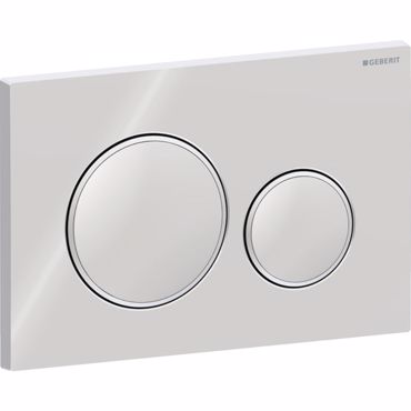 ΠΛΑΚΕΤΑ ΧΕΙΡΙΣΜΟΥ GEBERIT SIGMA 20 BRIGHT CHROME/ MATT CHROME 115.882.KH.1