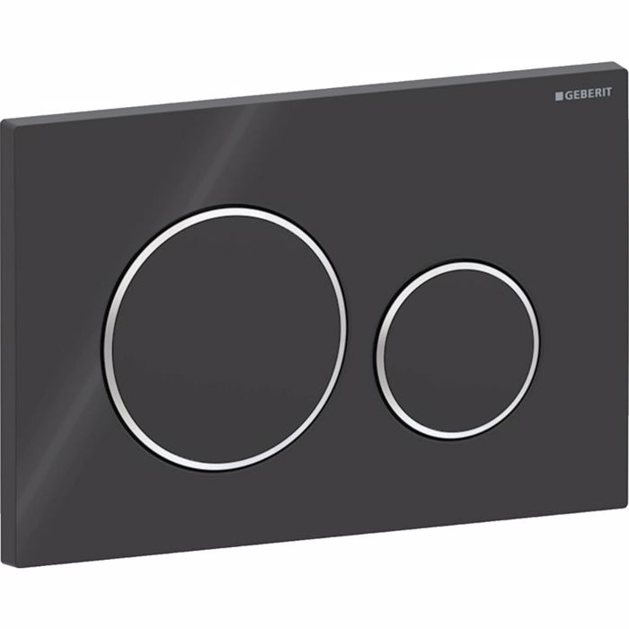 PLAKETA XEIRISMOu GEBERIT SIGMA 20 BLACK/BRIGHT CHROME 115.882.KM.1