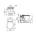 LEKANI KREMASTI  IDEAL STANDARD CONNECT WC PACK AQUABLADE E049301