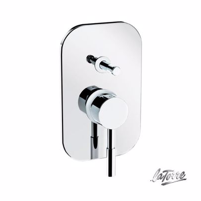 ΜΙΚΤΗΣ ΕΝΤΟΙΧΙΣΜΟΥ 2 ΕΞΟΔΩΝ LA TORRE NEW TECH CHROME 12050R-100