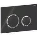 PLAKETA XEIRISMOu GEBERIT SIGMA 50 BRIGHT BLACK GLASS/BRIGHT CHROME 115.884.SJ.1