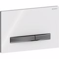PLAKETA XEIRISMOu GEBERIT SIGMA 50 WHITE/BLACK CHROME 115.671.11.2
