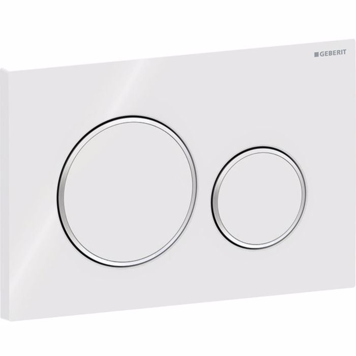 PLAKETA XEIRISMOu GEBERIT SIGMA 20 WHITE/BRIGHT CHROME 115.882.KJ.1