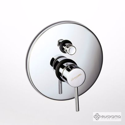 ΜΙΚΤΗΣ ΕΝΤΟΙΧΙΣΜΟΥ 2 ΕΞΟΔΩΝ EURORAMA TONDA CHROME 145030-100