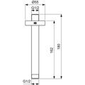 IDEAL STANDARD IDEAL IDEALRAIN BRAXIONAS OROFIS 15cm B9446AA