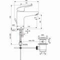 IDEAL STANDARD CERAFLEX MPATARIA NIPTIRA GRANDE ME AuTOMATI BALBIDA XROME B1713AA