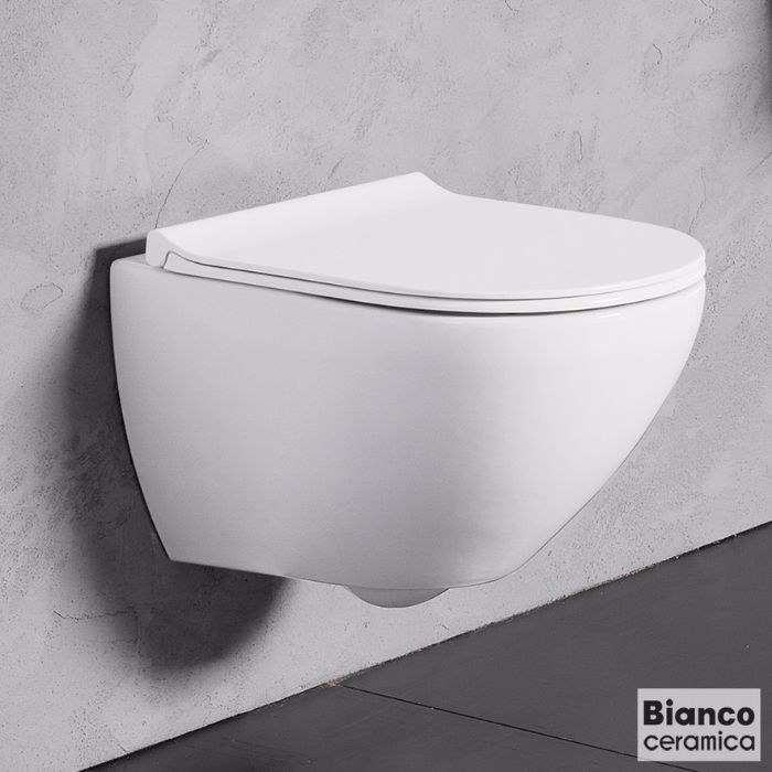 LEKANI BIANCO CERAMICA REMO RM 110 RIMLESS KREMASTI 52 CM RM11000SC-300