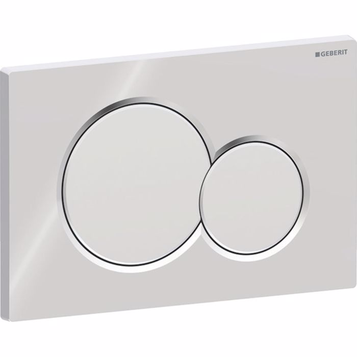 PLAKETA XEIRISMOu GEBERIT SIGMA 01 BRIGHT CHROME/MATT CHROME 115.770.KA.5