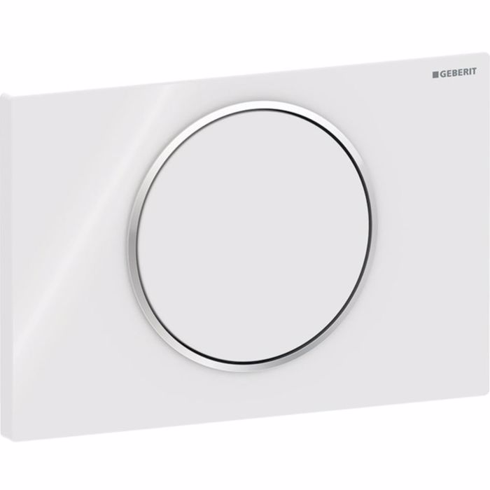 PLAKETA XEIRISMOu GEBERIT SIGMA 10 WHITE/BRIGHT CHROME 115.758.KJ.5