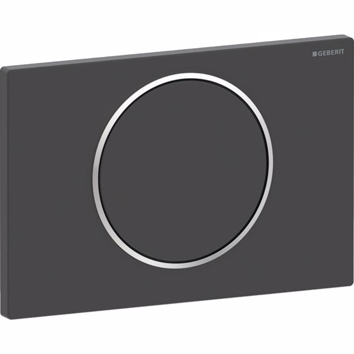 PLAKETA XEIRISMOu GEBERIT SIGMA 10 BLACK MATT/BRIGHT CHROME 115.758.14.5