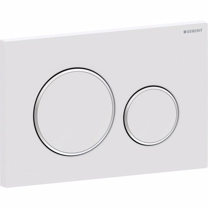 PLAKETA XEIRISMOu GEBERIT SIGMA 20 WHITE MATT/BRIGHT CHROME 115.882.JT.1