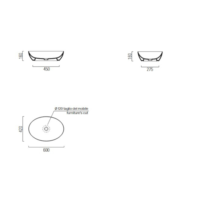 NIPTIRAS GSI PURA 60x42cm CRETA 8842-520