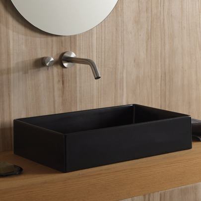 ΝΙΠΤΗΡΑΣ SCARABEO TEOREMA 60  60x40cm ARDESIA (BLACK MATT) 5101-401