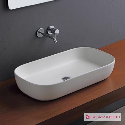 ΝΙΠΤΗΡΑΣ SCARABEO GLAM 76x39cm PEARL (WHITE MATT) 1803-301