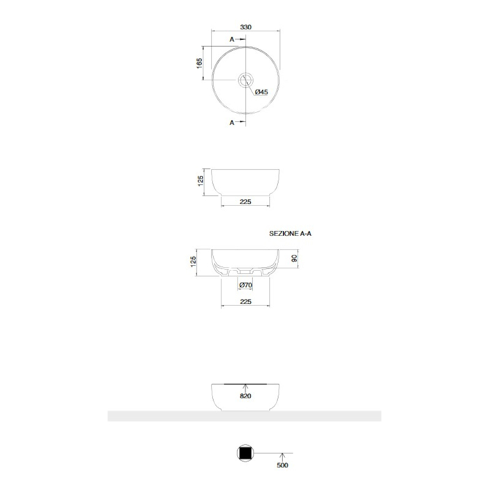 NIPTIRAS SCARABEO GLAM  F33 ARDESIA (BLACK MATT) 1808-401