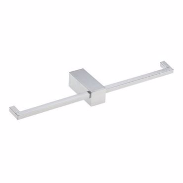 ΧΑΡΤΟΘΗΚΗ ΜΠΑΝΙΟΥ ΔΙΠΛΗ VERDI KAPPA 265x65x25mm 3043422 CHROME