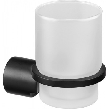 ΠΟΤΗΡΟΘΗΚΗ ΜΠΑΝΙΟΥ VERDI LAMDA 75x105x95mm 3010505 BLACK MAT