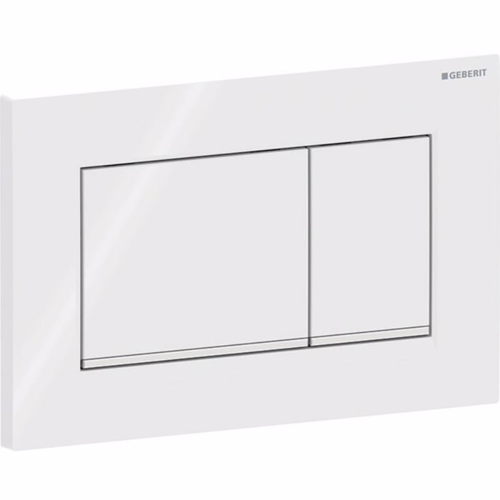PLAKETA XEIRISMOu GEBERIT SIGMA 20 WHITE MATT/BRIGHT CRHOME 115.883.KJ.1