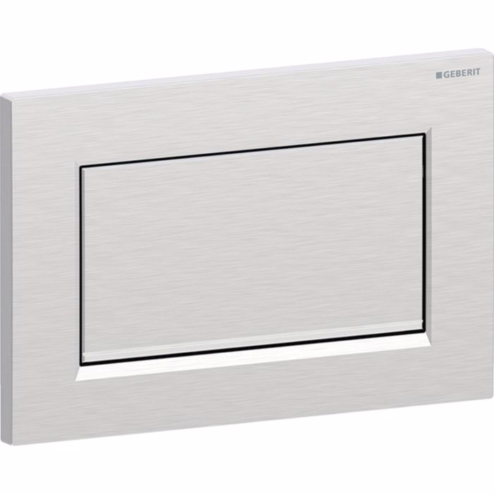 PLAKETA XEIRISMOu GEBERIT SIGMA 10 MATT CHROME BRUSHED EASY TO CLEAN/BRIGHT CHROME 115.893.KX.1