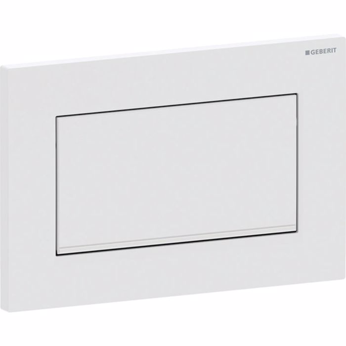 PLAKETA XEIRISMOu GEBERIT SIGMA 10 MATT WHITE EASY TO CLEAN/BRIGHT CHROME115.893.JT.1