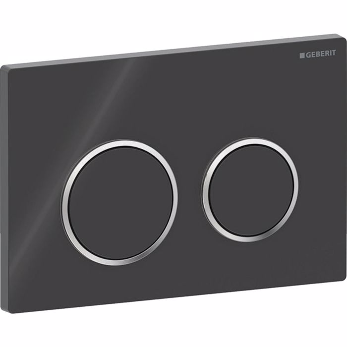 PLAKETA XEIRISMOu GEBERIT OMEGA 20 BLACK/BRIGHT CHROME 115.085.KM.1