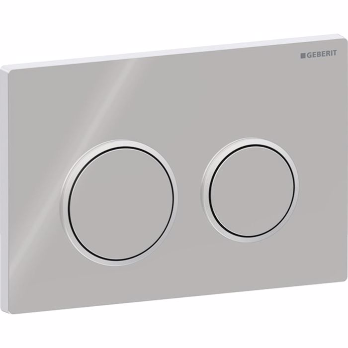 PLAKETA XEIRISMOu GEBERIT OMEGA 20 BRIGHT CHROME/MATTE CHROME 115.085.KH.1