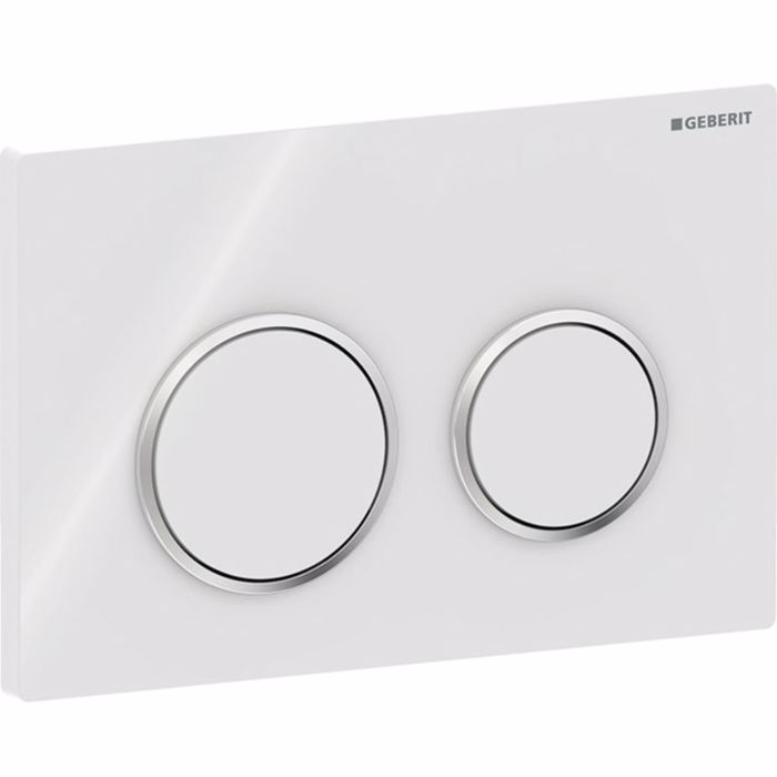 PLAKETA XEIRISMOu GEBERIT OMEGA 20 WHITE/BRIGHT CHROME 115.085.KJ.1