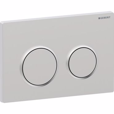 ΠΛΑΚΕΤΑ ΧΕΙΡΙΣΜΟΥ GEBERIT OMEGA 20 MATT CHROME/BRIGHT CHROME 115.085.JQ.1