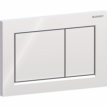 ΠΛΑΚΕΤΑ ΧΕΙΡΙΣΜΟΥ GEBERIT OMEGA 20 BRIGHT CHROME/MATT CHROME 115.080.KH.1