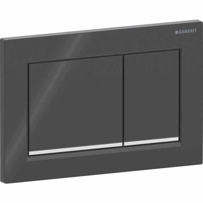 PLAKETA XEIRISMOu GEBERIT OMEGA 20 BLACK/BRIGHT CHROME 115.080.KM.1
