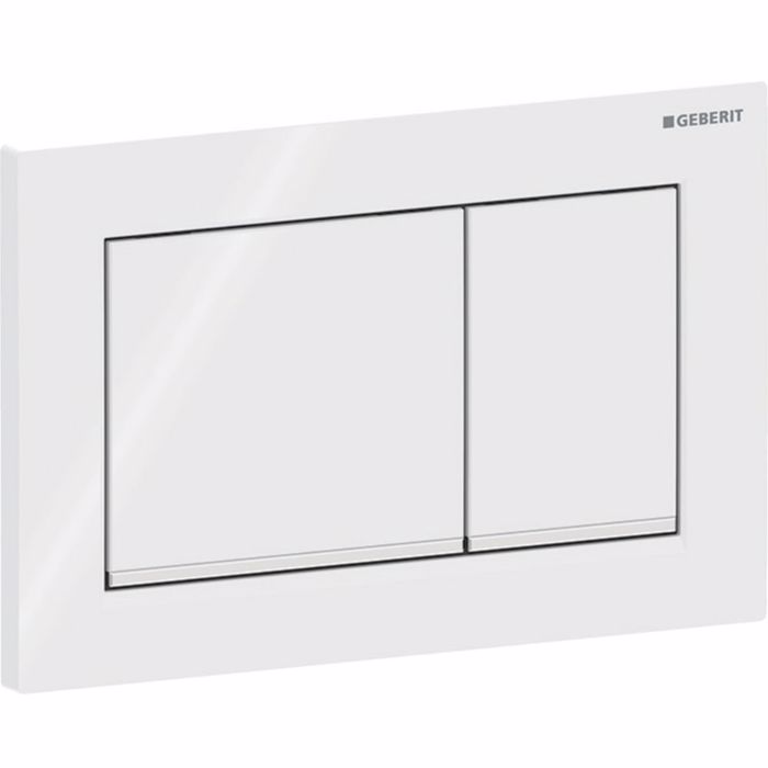 PLAKETA XEIRISMOu GEBERIT OMEGA 20 WHITE/BRIGHT CHROME 115.080.KJ.1