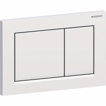 ΠΛΑΚΕΤΑ ΧΕΙΡΙΣΜΟΥ GEBERIT OMEGA 20 MATT CHROME/BRIGHT CHROME 115.080.JQ.1