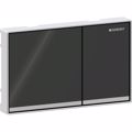 PLAKETA XEIRISMOu GEBERIT OMEGA 60 BLACK GLASS/BRIGHT CHROME 115.081.SJ.1