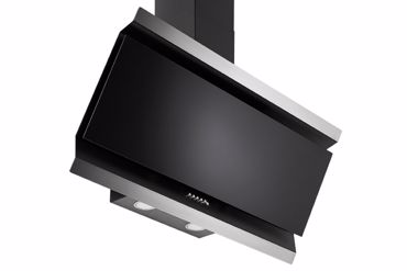 ΑΠΟΡΡΟΦΗΤΗΡΑΣ ΤΟΙΧΟΥ PYRAMIS ELEGANTO 90εκ. 065033001  ΑΝΟΞΕΙΔΩΤΟ & ΜΑΥΡΟ ΓΥΑΛΙ