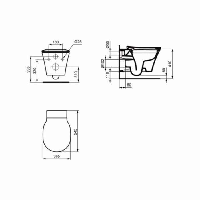 IDEAL STANDARD LEKANI CONNECT AIR KREMASTI & KAThISMA SANDWICH SOFT CLOSING E008701