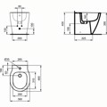 MPINTE DAPEDOu IDEAL STANDARD CONNECT SPACE BACK TO WALL E118901