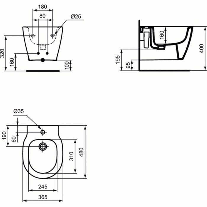 MPINTE KREMASTO IDEAL STANDARD CONNECT SPACE E119201