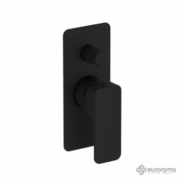 ΜΙΚΤΗΣ ΕΝΤΟΙΧΙΣΜΟΥ 2 ΕΞΟΔΩΝ EURORAMA QUADRA BLACK MATT 144030SL-400