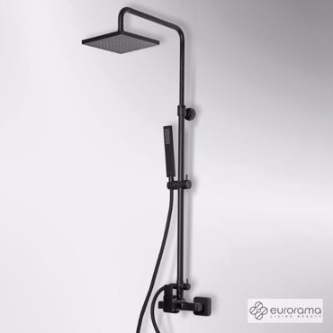 ΣΤΗΛΗ ΝΤΟΥΣ 2 ΕΞΟΔΩΝ EURORAMA QUADRA BLACK MATT 144065-400
