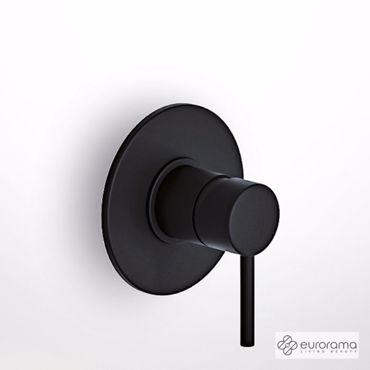 ΜΙΚΤΗΣ ΕΝΤΟΙΧΙΣΜΟΥ 1 ΕΞΟΔΟΥ EURORAMA TONDA BLACK MATT 145055-400