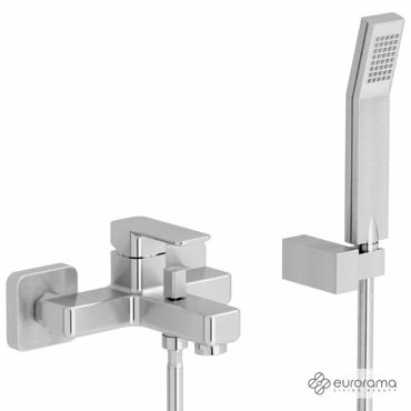 ΜΠΑΤΑΡΙΑ ΛΟΥΤΡΟΥ EURORAMA QUADRA INOX FINISH 144210-110